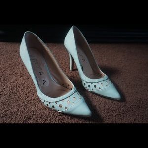 Mint color heels